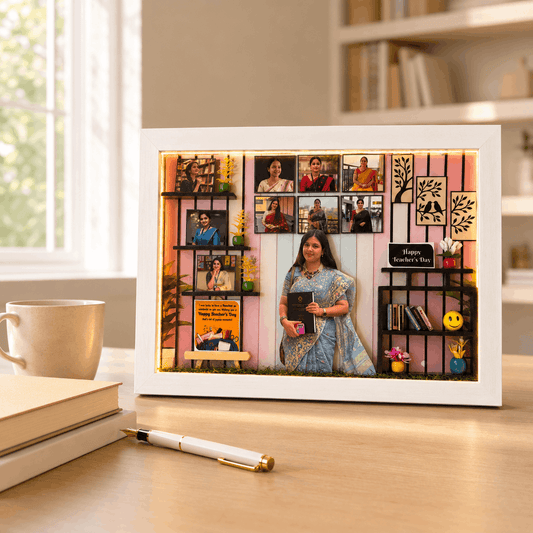 Teacher's Day 3D Miniature Frame