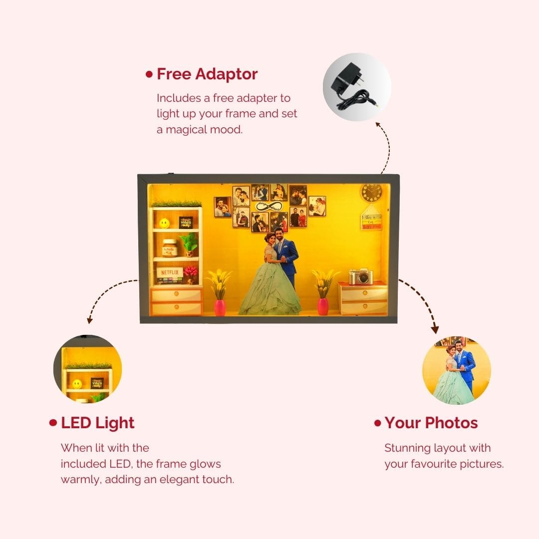 Valentine Miniature LED Frame | Best Miniature Frame