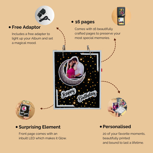 LED Light-Up Birthday Album