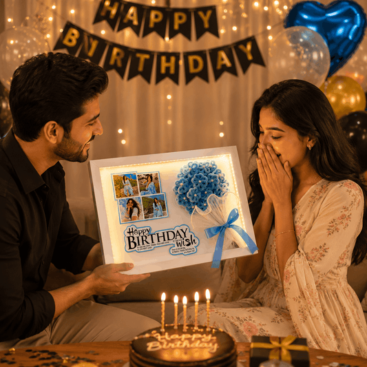 Happy Birthday LED Photo Frame