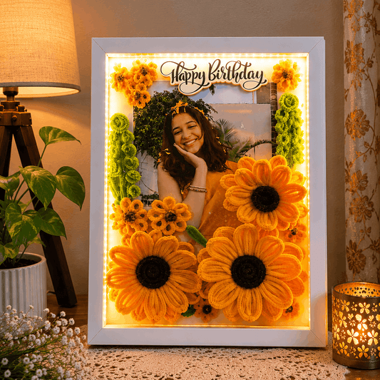 Beautiful Floral Frame For Birthday