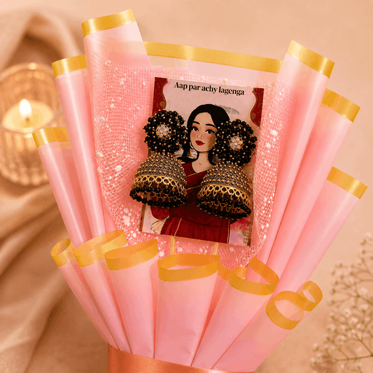 The Perfect Jhumka Bouquet