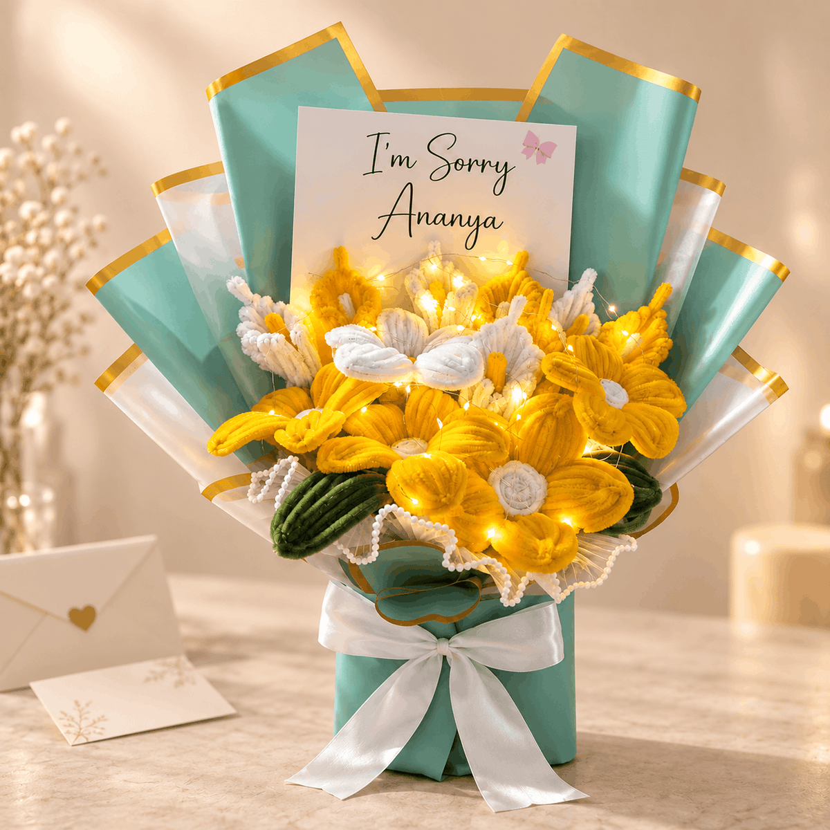 Handcrafted I'm Sorry Flower Bouquet