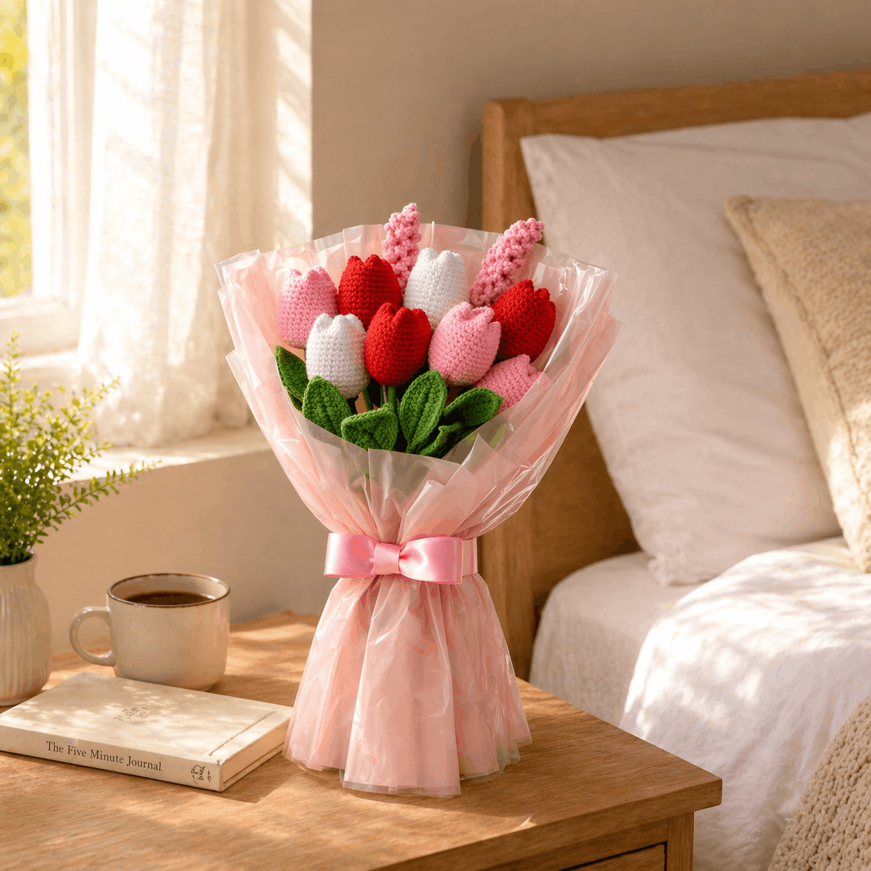 Beautiful Crochet Tulip Bouquet