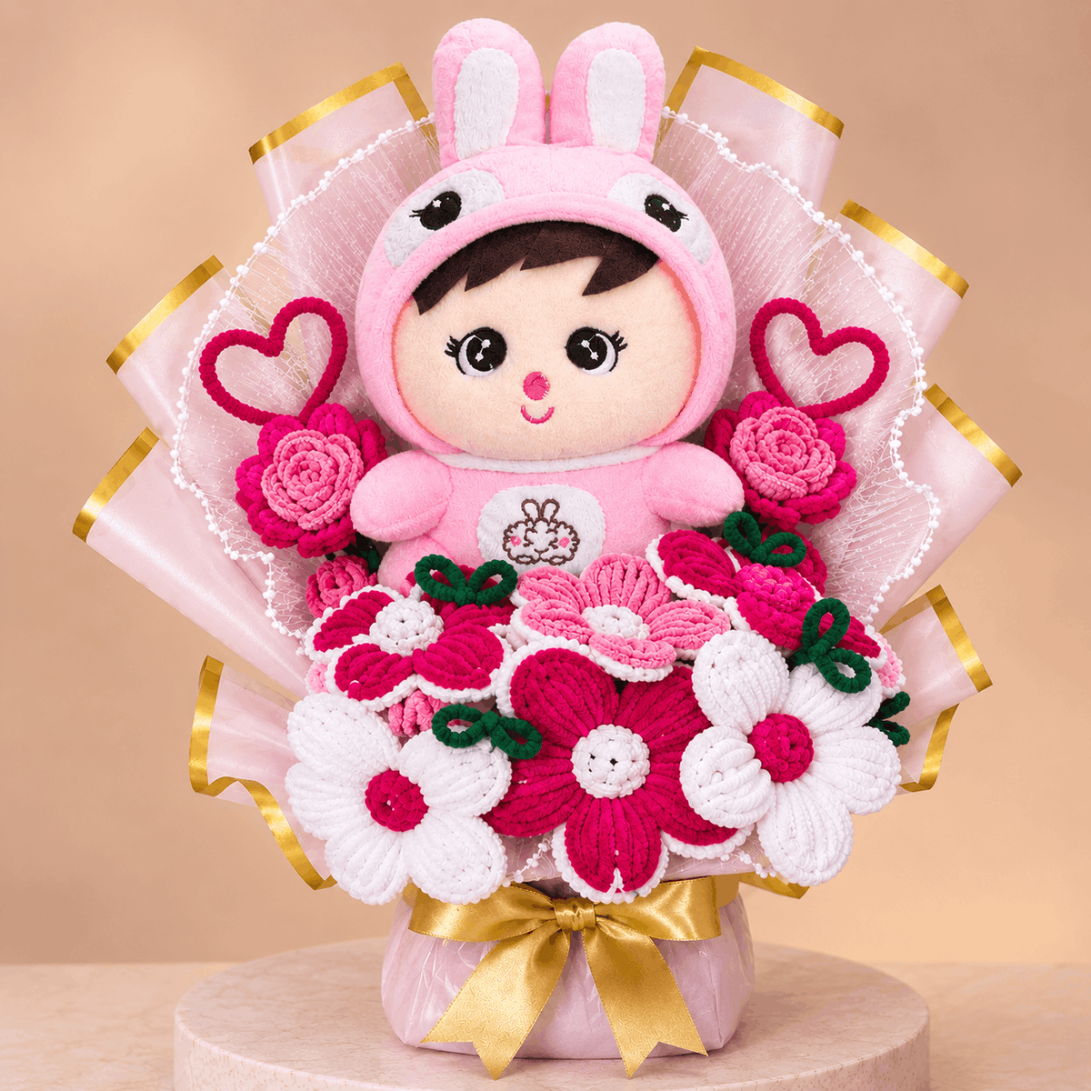 Handcrafted Cute Bear Bouquet