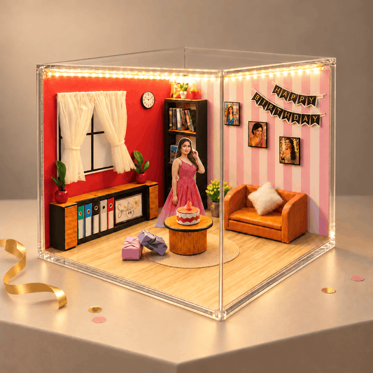 Beautiful 3D Miniature LED Room