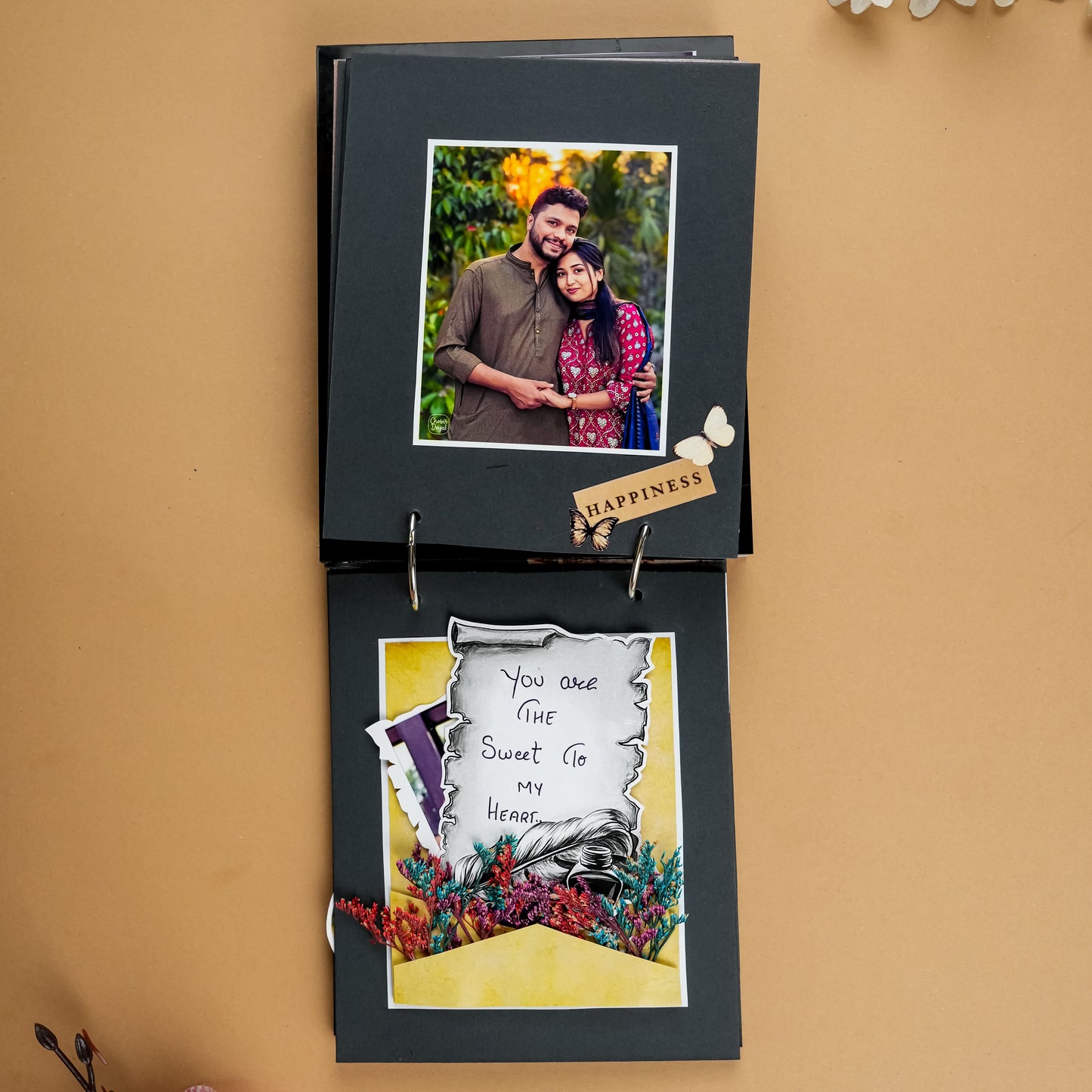 One-of-a-Kind Romantic Light-Up Album