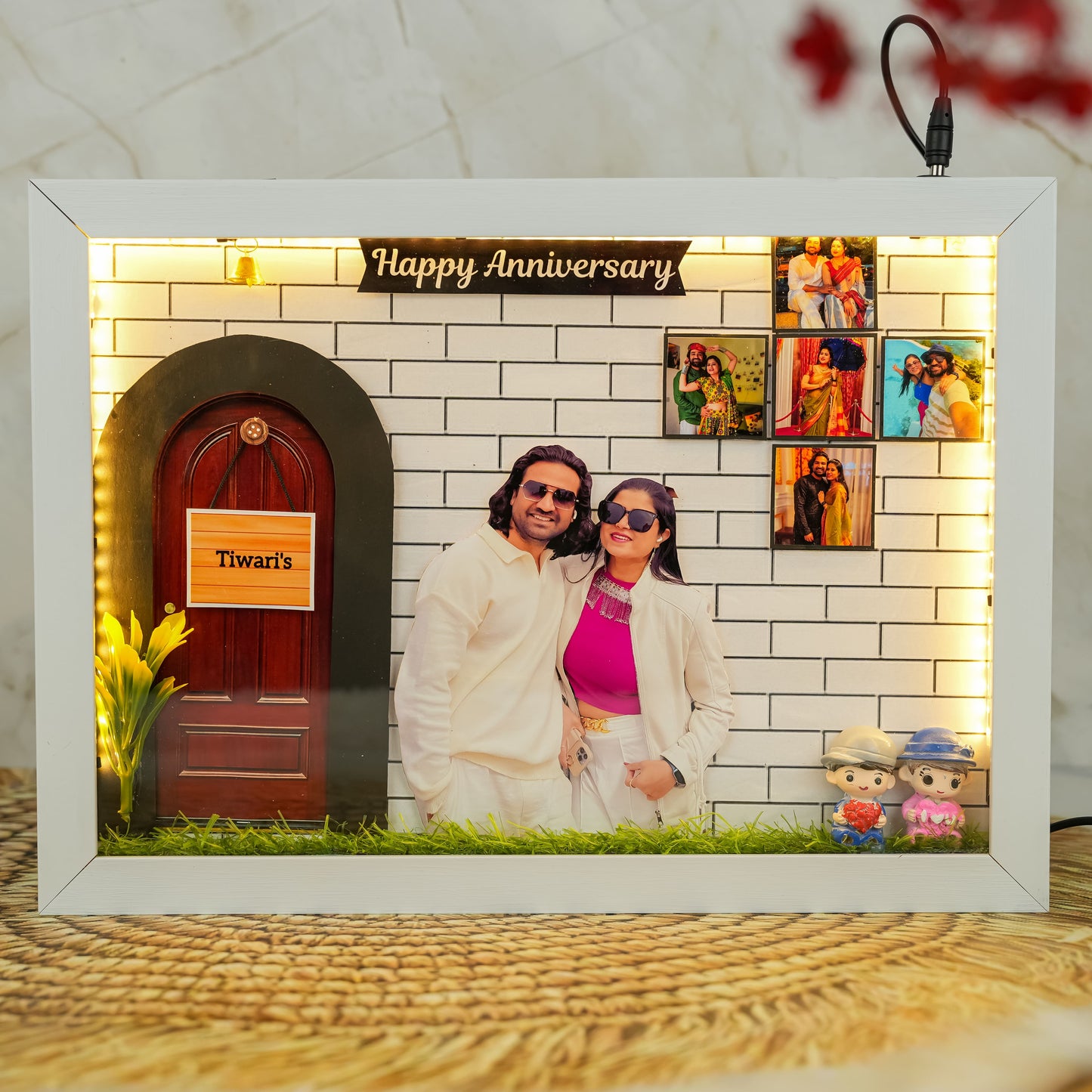 Beautiful Anniversary Miniature Frame