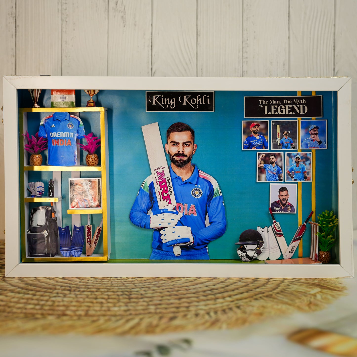 The Cricket Fan's Miniature Frame
