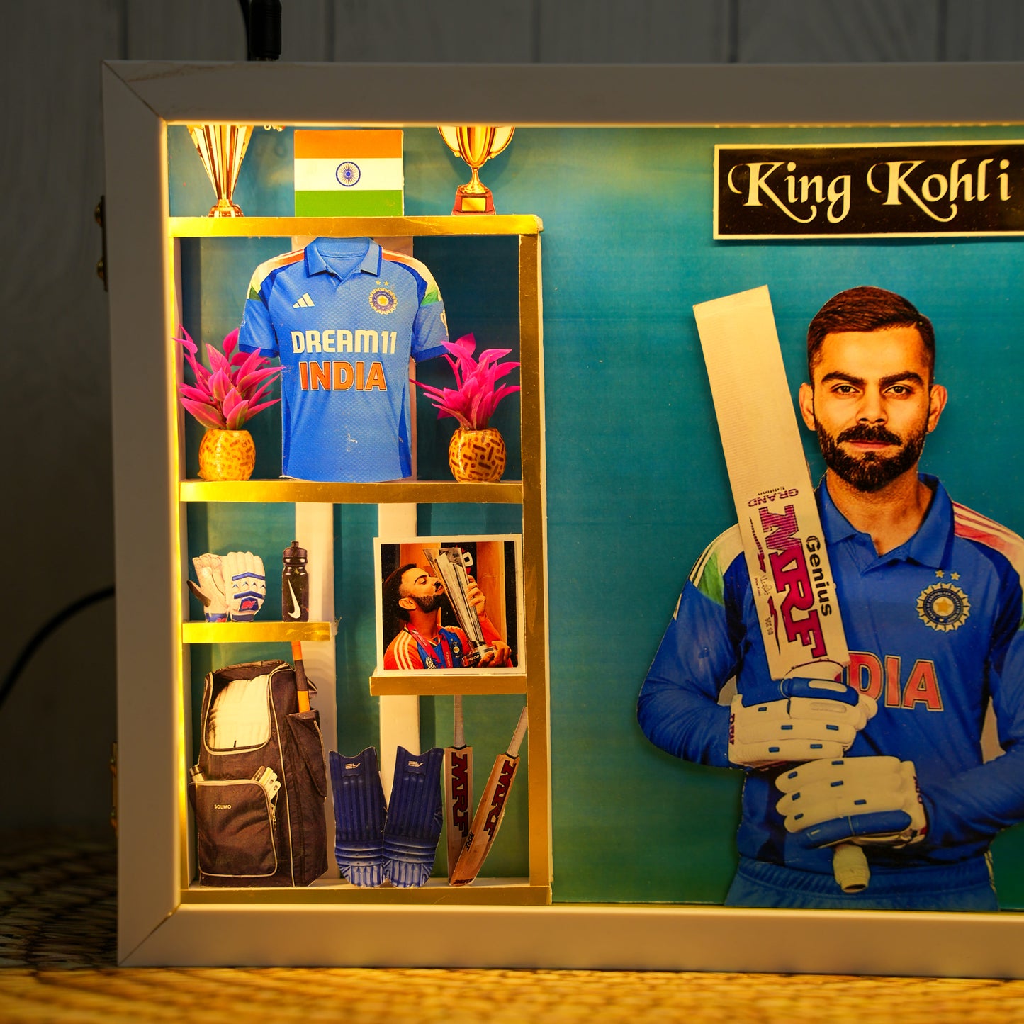 The Cricket Fan's Miniature Frame