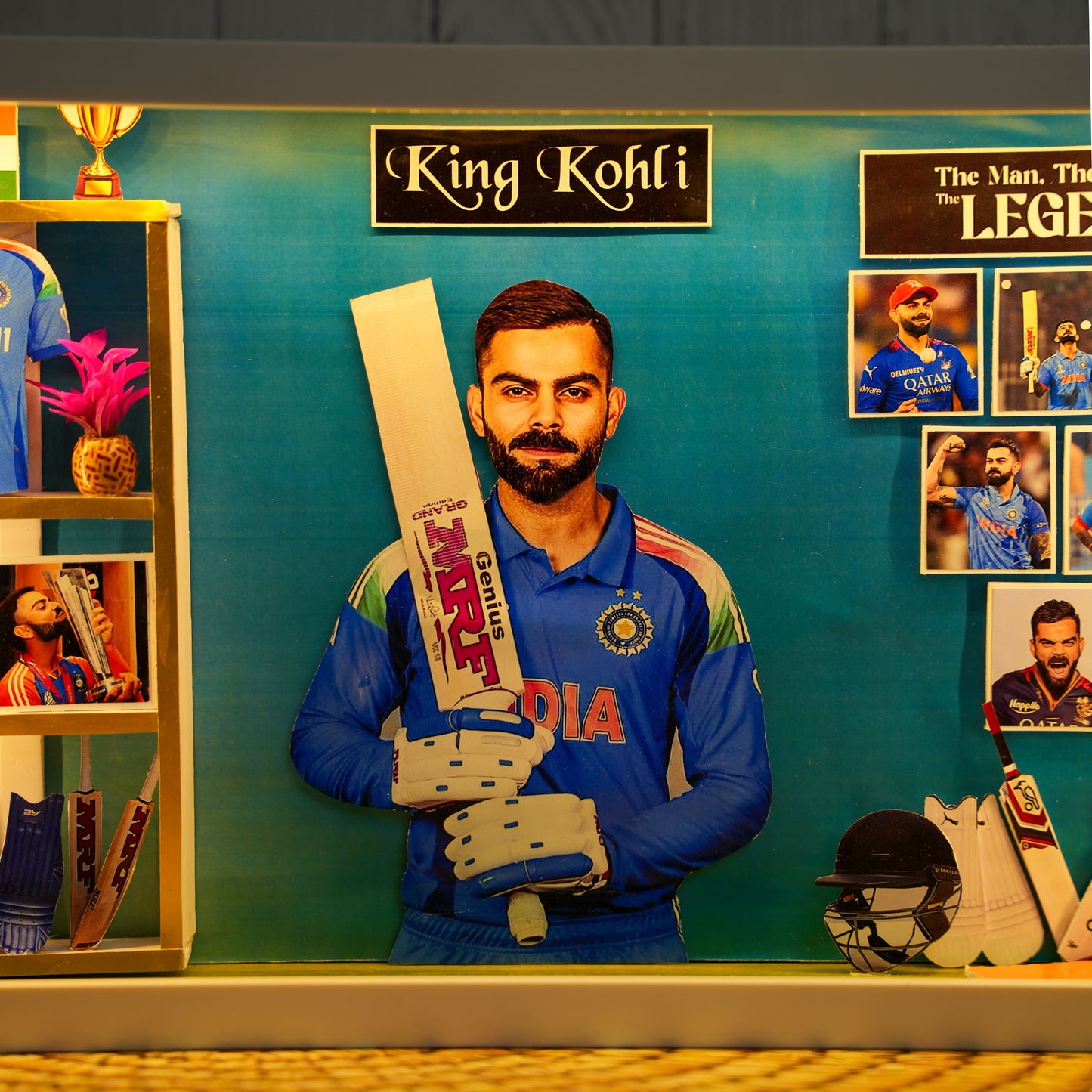 The Cricket Fan's Miniature Frame