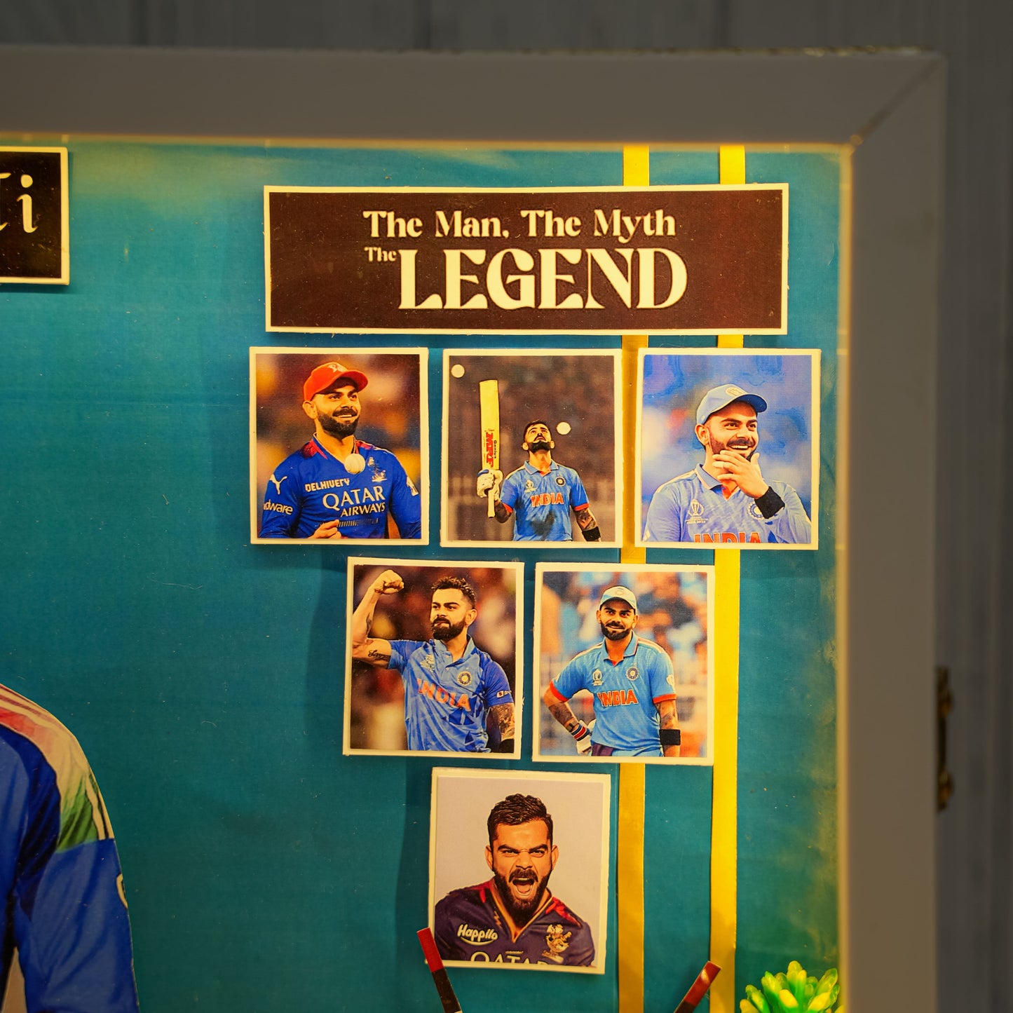 The Cricket Fan's Miniature Frame