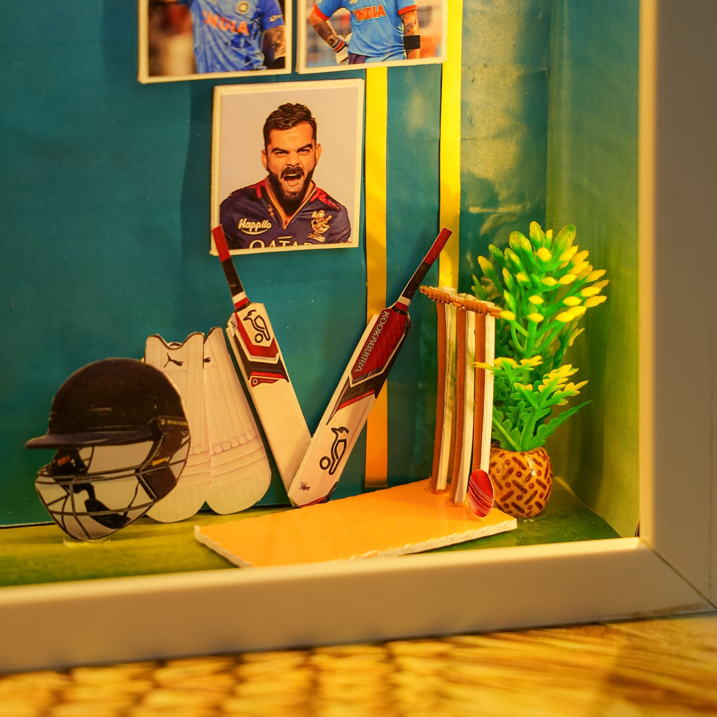 The Cricket Fan's Miniature Frame