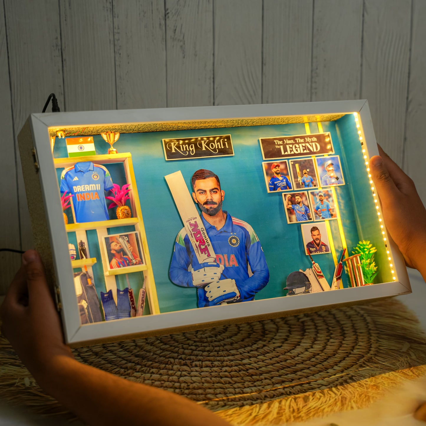 The Cricket Fan's Miniature Frame