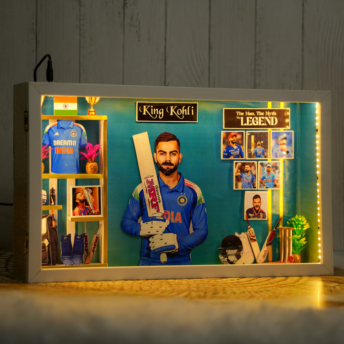 The Cricket Fan's Miniature Frame