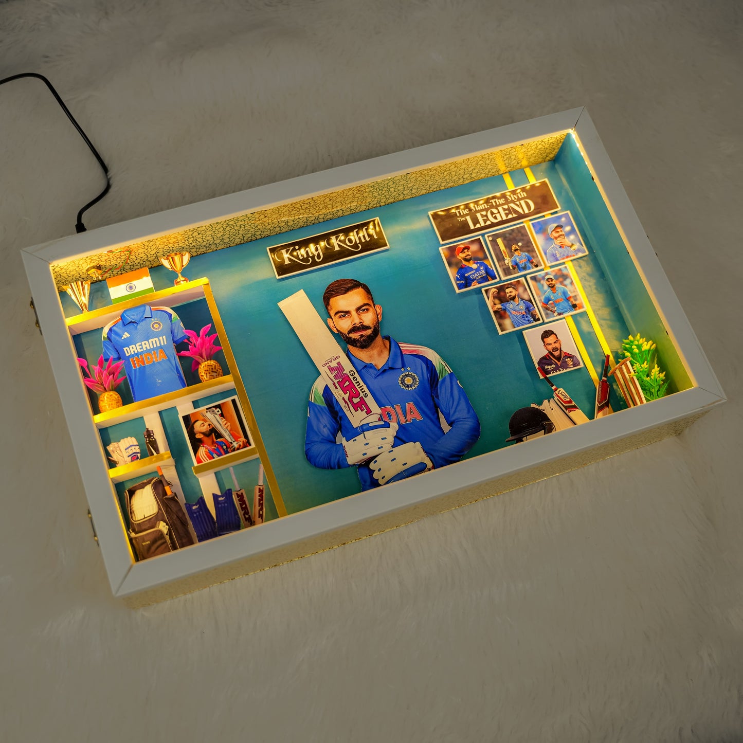 The Cricket Fan's Miniature Frame