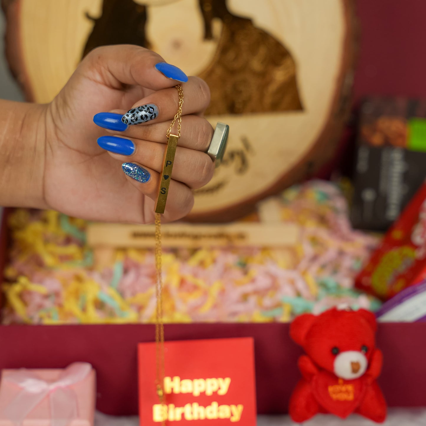 Wooden Slice Gift Hamper