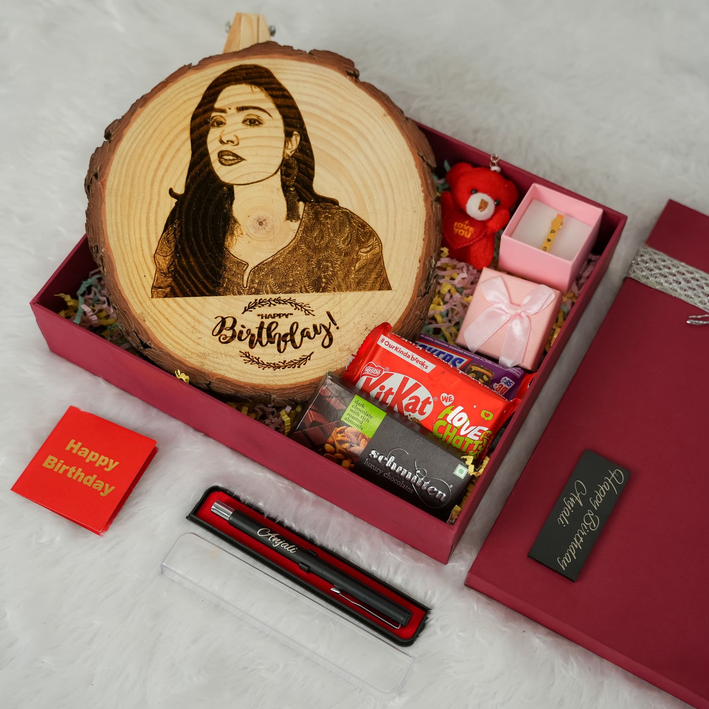 Wooden Slice Gift Hamper