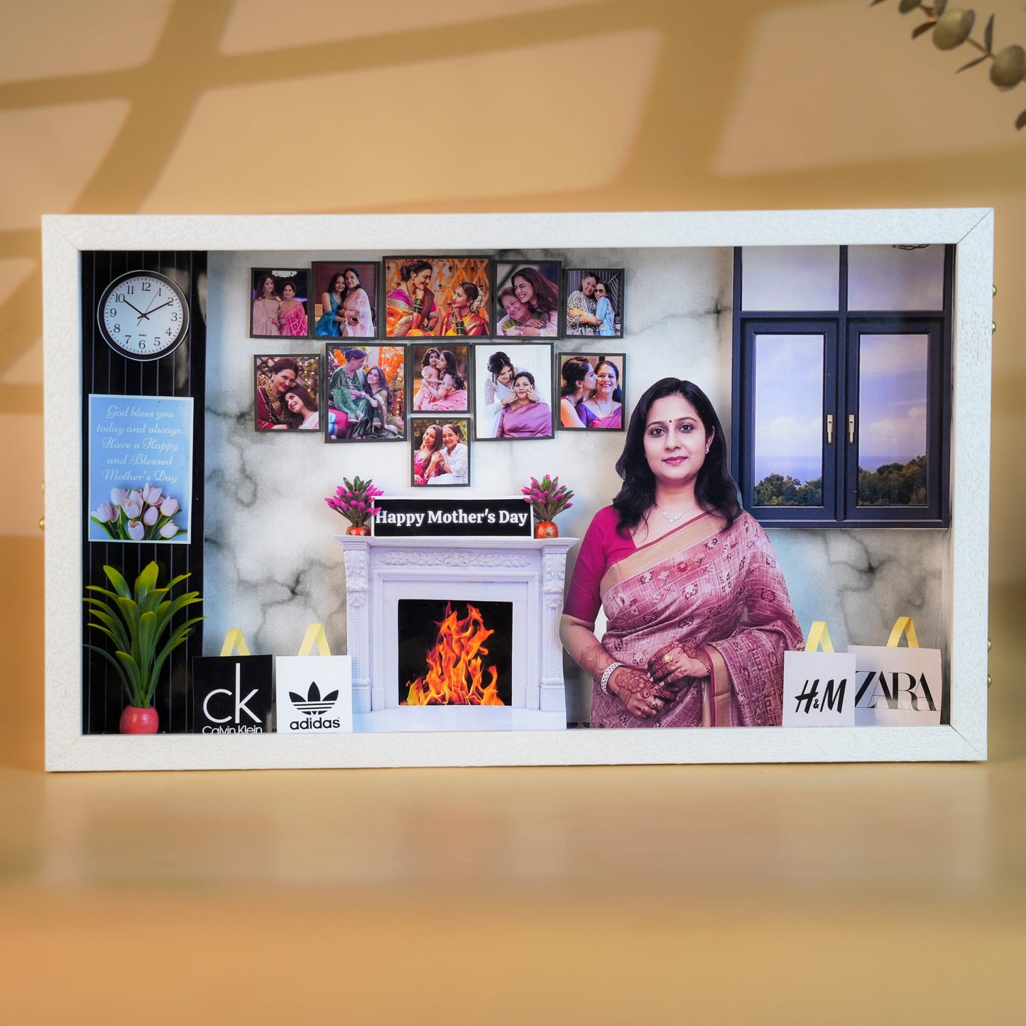 Light Up Mom’s World Miniature Photo Frame