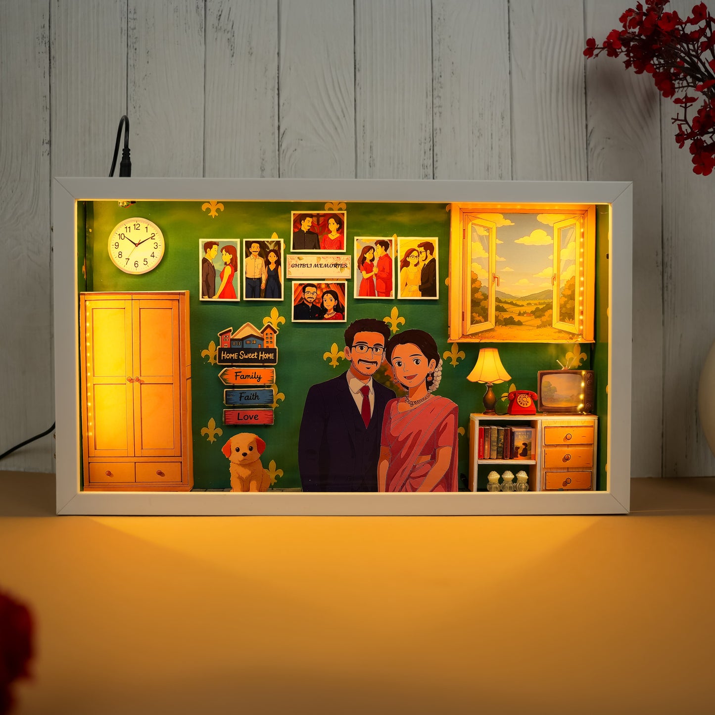 Personalized Ghibli Miniature Frame