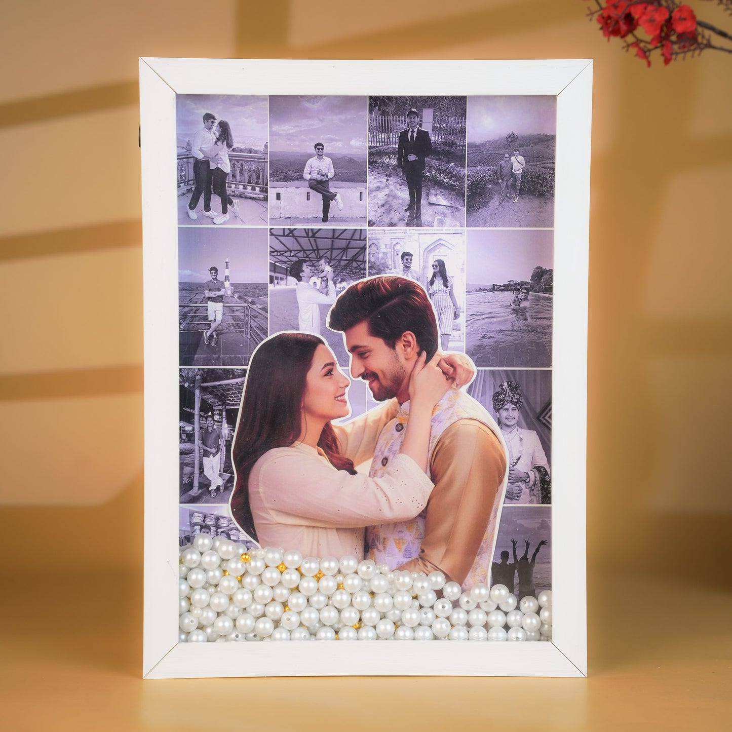 Aesthetic LED Floating Pearl Frame