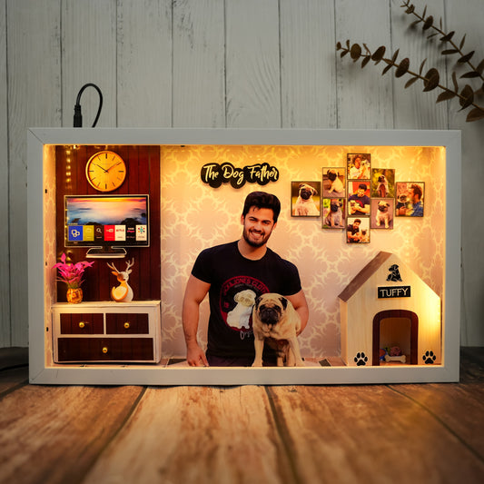 Personalized Pet Lover LED Miniature Frame