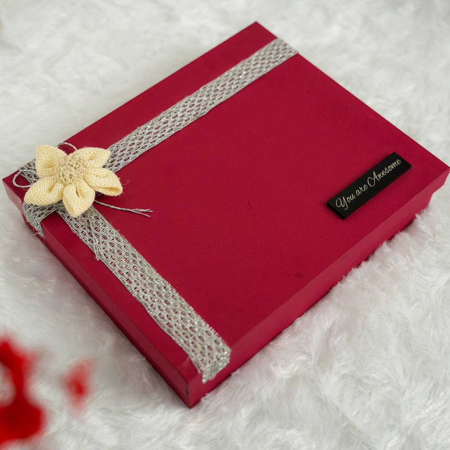 Wooden Slice Gift Hamper For Men