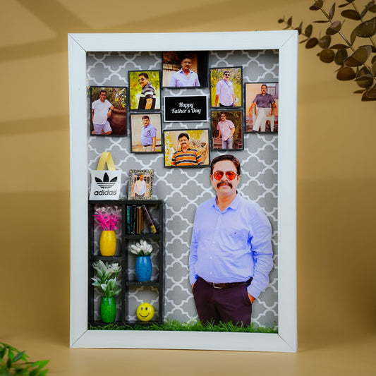 Handmade LED Father's Day Miniature Frame