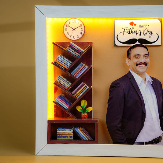 Father’s Day LED Office Miniature Frame