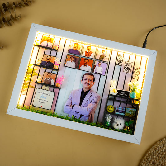 Personalised Father's Day LED Frame
