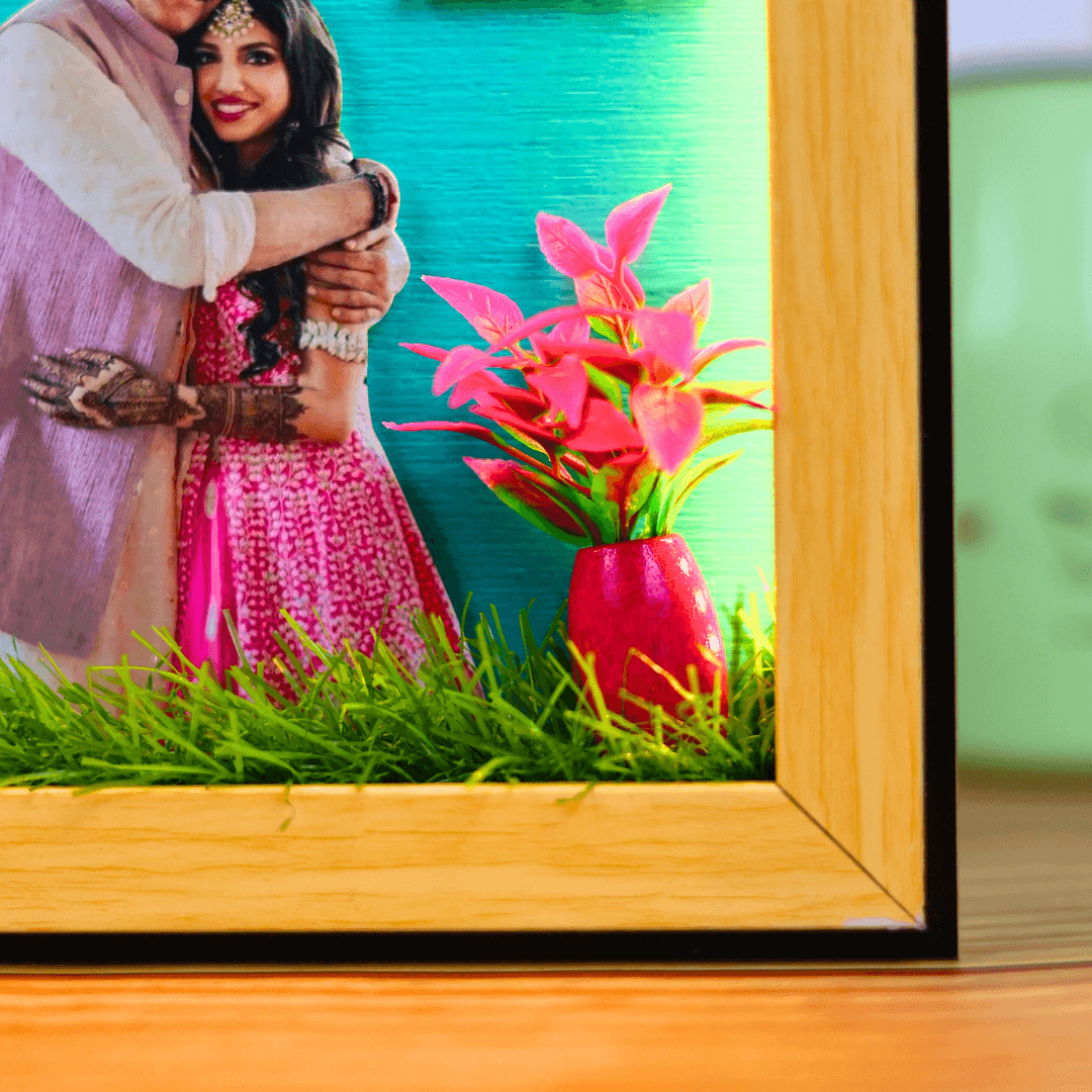 Beautiful 3D Miniature Frame For Dad