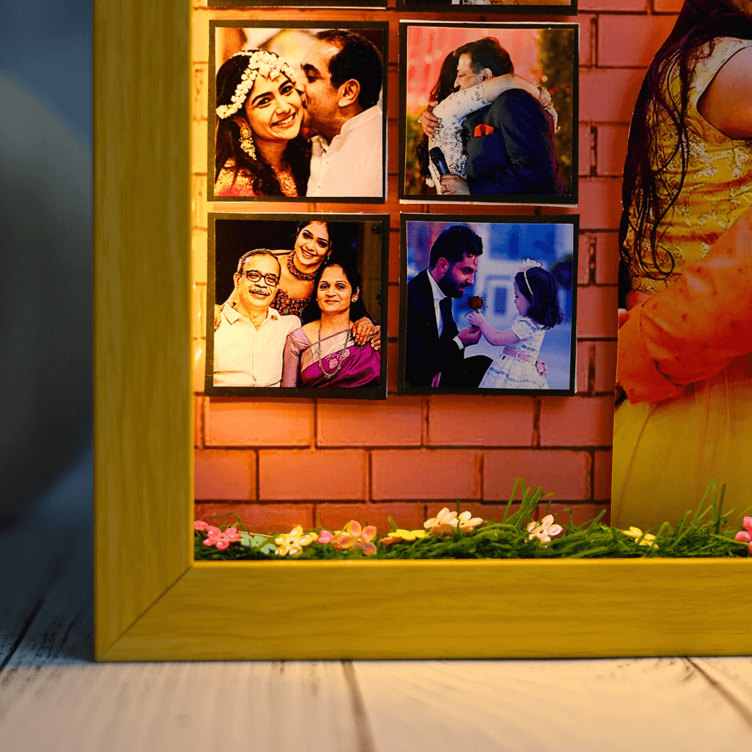 Personalised 3d Miniature Frame For Dad