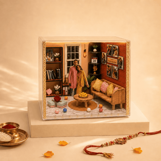 Premium Rakhi 3D Room Miniature House