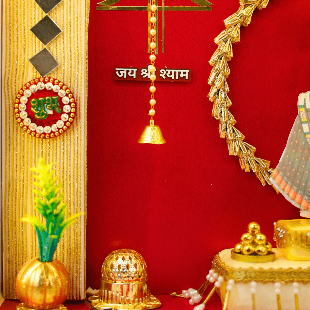 Beautiful Khatu Shyam Miniature Temple Frame