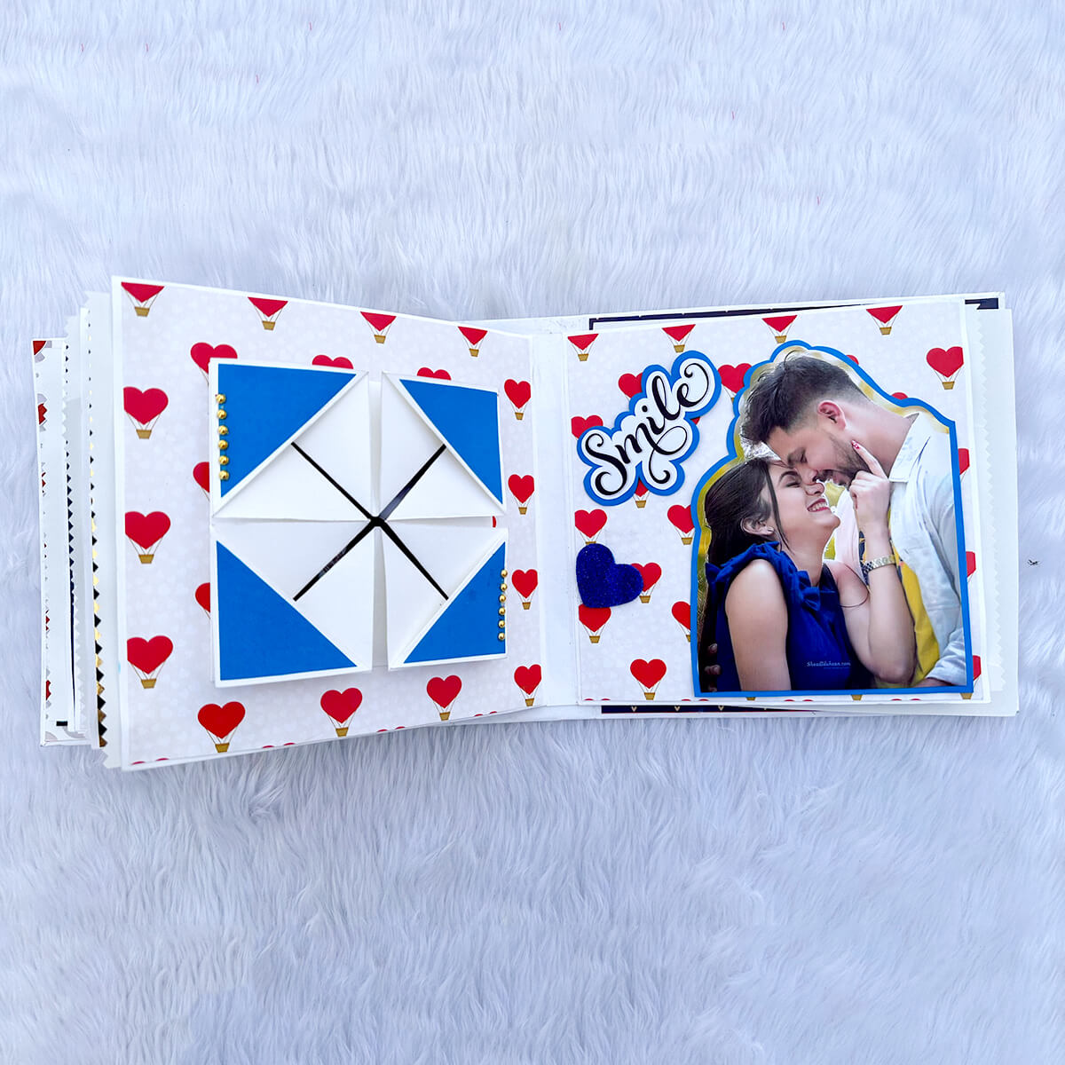 Beautiful Mini Scrapbook For Birthday