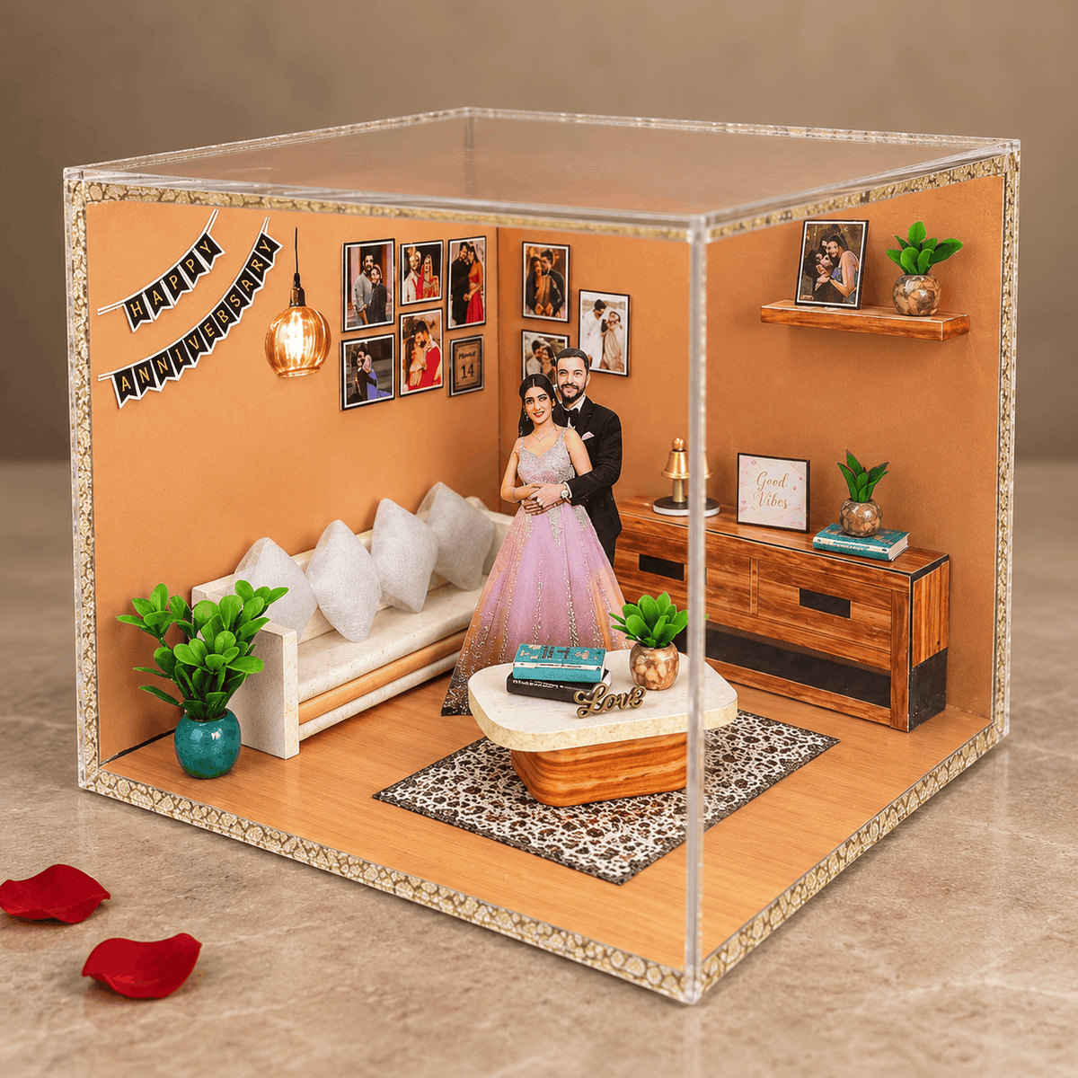 Beautiful Anniversary Special Room Miniature