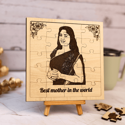 3D Mother's Day Engraved Photo Puzzle