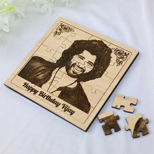 Wooden Engraved Jigsaw Puzzle