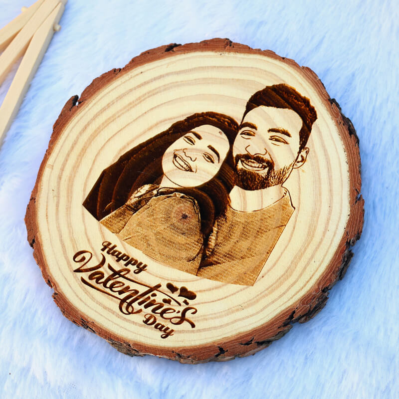 HImalayan Valentine Special Wooden Slice
