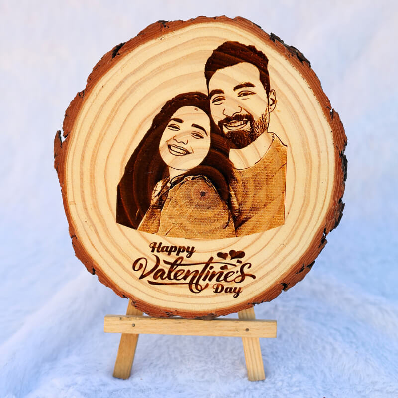 HImalayan Valentine Special Wooden Slice