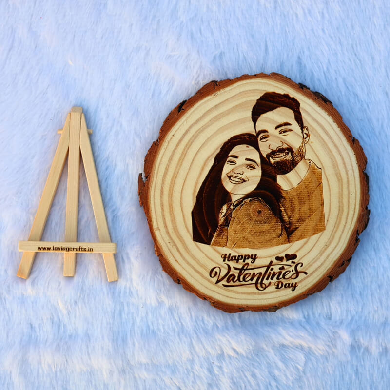 HImalayan Valentine Special Wooden Slice