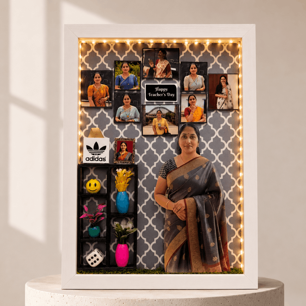3D Miniature Frame For Teacher's Day