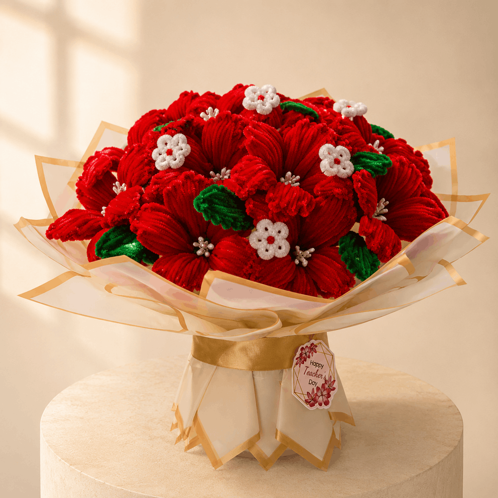 Personalized Teacher's Day Flower Bouquet