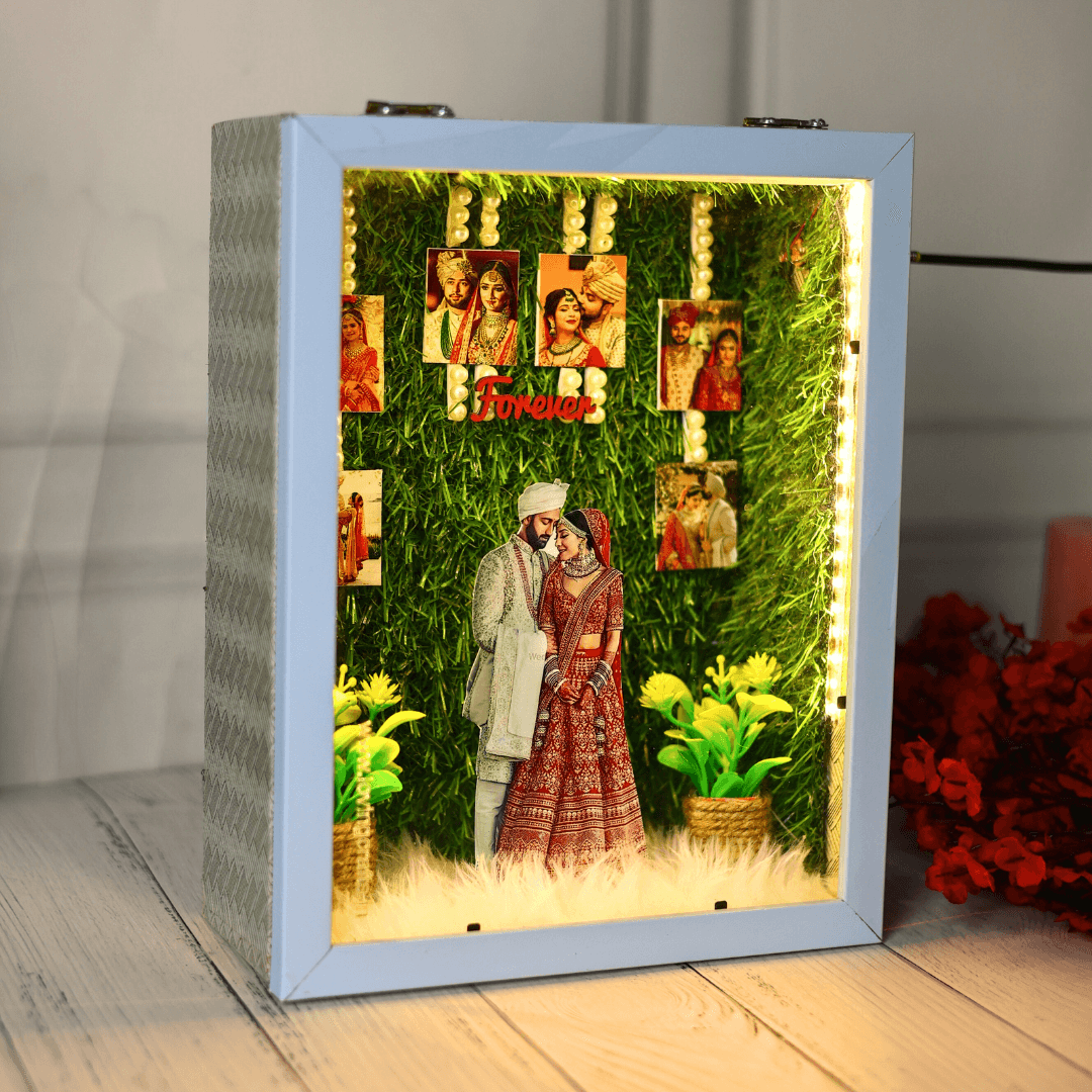 Personalised 3D Marriage Miniature Photo Frame