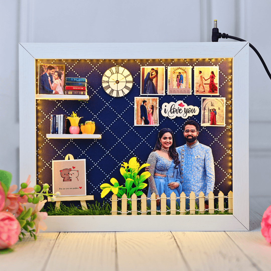 I Love You Personalised Miniature Frame