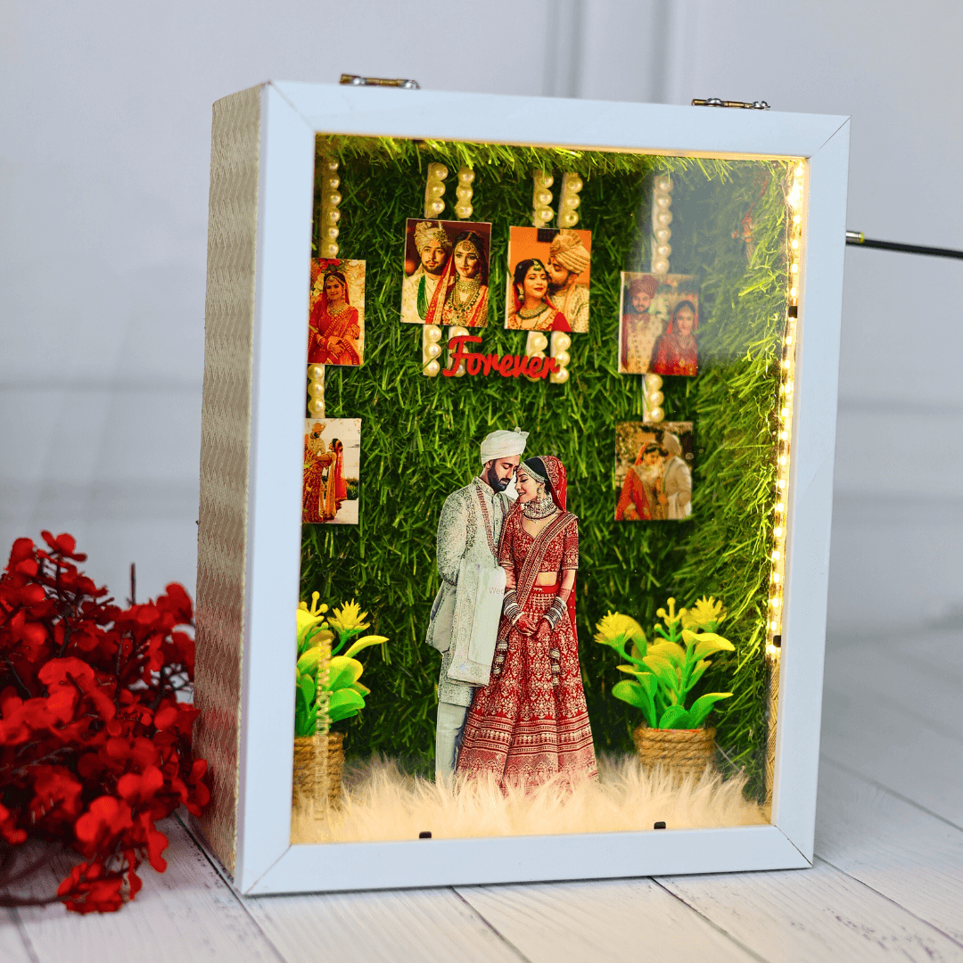 Personalised 3D Marriage Miniature Photo Frame