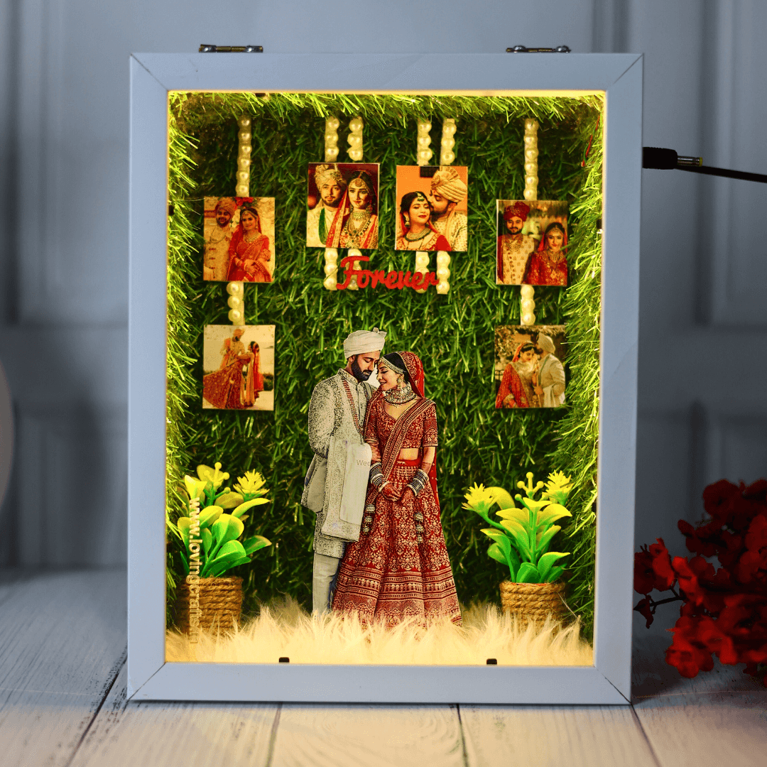 Personalised 3D Marriage Miniature Photo Frame