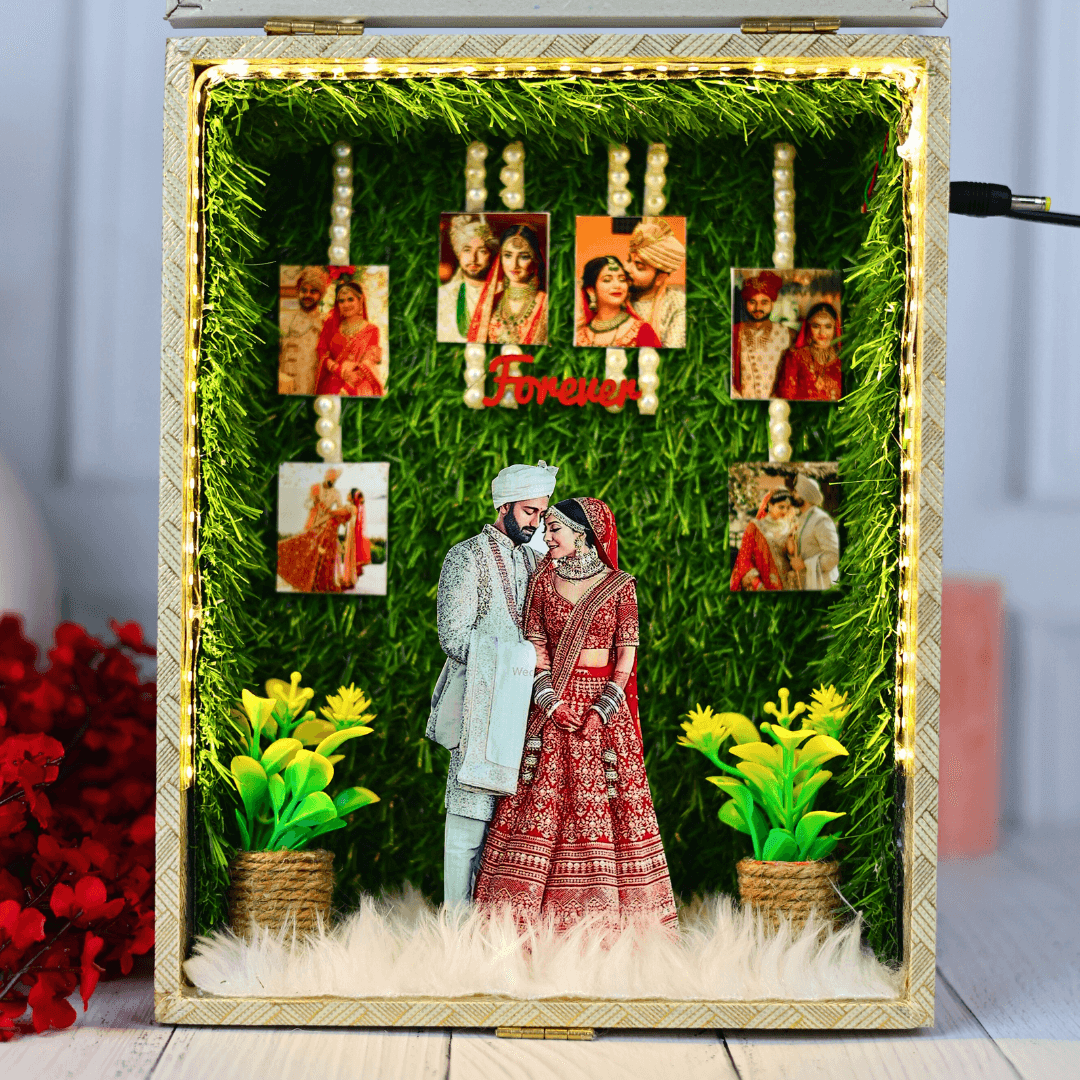 Personalised 3D Marriage Miniature Photo Frame