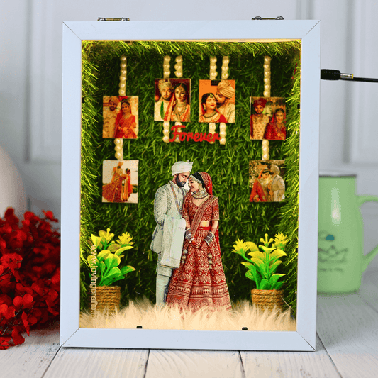 Personalised 3D Marriage Miniature Photo Frame