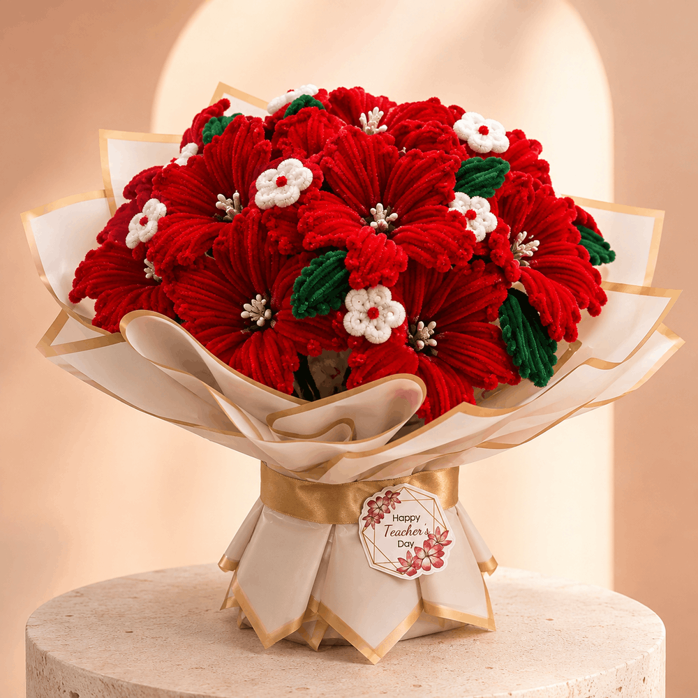 Personalized Teacher's Day Flower Bouquet